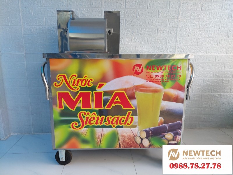 Máy ép mía liền bàn 02 Pro New