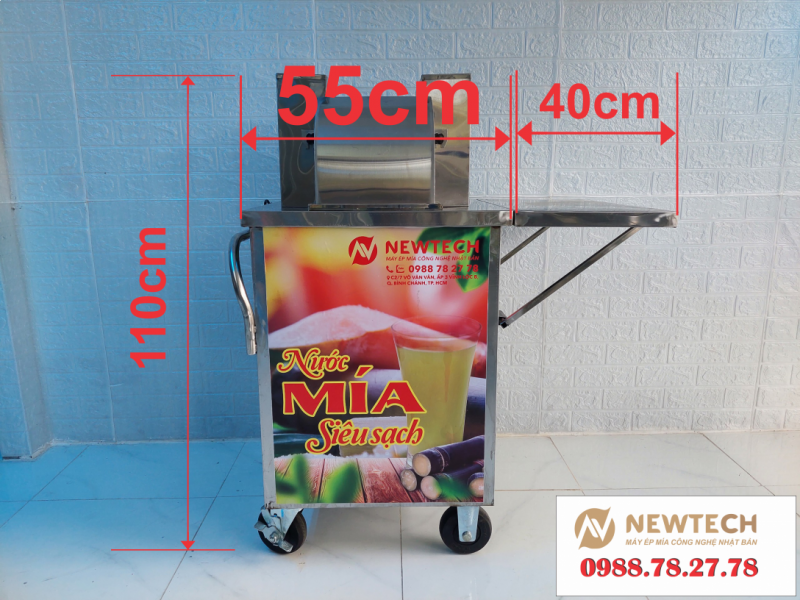 Máy ép mía Mini 55cm 02 Pro New