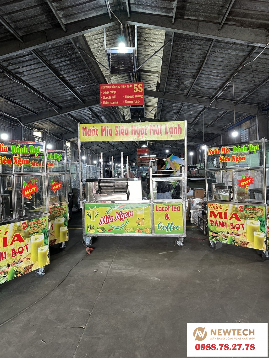  Máy Ép Nước Mía 3 Lô CN Newtech: Hiệu Quả và Đẳng Cấp